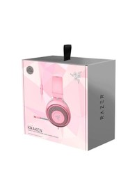 Resim Razer Kraken Quartz RZ04-02830300-R3M1 7.1 Surround Kulak Üstü Oyuncu Kulaklığı 