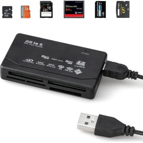 Resim Daytona All In One USB 2.0 Reader & Writer – Sd - Microsd – Cf - Ms/ms Pro / Ms Duo Kart Okuyucu 