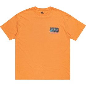 Resim Quiksilver Spin Cycle Erkek Turuncu Tişört 