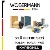 Resim Wöbermann Citroen C4 Picasso 1.6 Hdi Filtre Bakım Seti 2010-2015 3K 