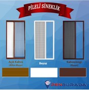 Resim Plise-Pileli Sineklik Kapı Pencere Akordion Sineklik 