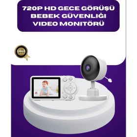 Resim Urfakent 2.8 Inç Ekranlı Bebek Kamerası Gece Görüşlü ve Sesli Iletişim 