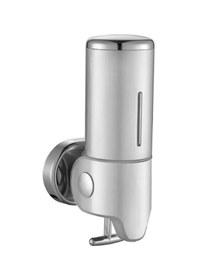 Resim Sıvı Sabunluk, Tekli, Alttan Çekmeli, 0.50lt - Paslanmaz Çelik Mat Paslanmaz Çelik Mat 