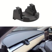 Resim 2025 için for TESLA Model 3, 2024-2025 için for TESLA Model 3 Highland ve 2025 Yeni Model Y Juniper Aksesuarları ile uyumlu Silikon Braketi ile Araba Telefon Tutucu 