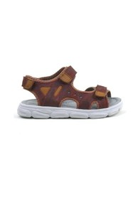 Resim Rakerplus Hakiki Deri Bordo Çocuk Sandalet Bordo 