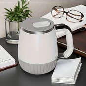 Resim Meridiangoods Beyaz Tam Otomatik Portatif Usb Şarjlı 316 Paslanmaz Çelik Blender. 