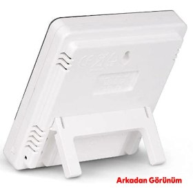 Resim Bebek Odası Termometre Isı Nem Ölçer Oda Sıcaklık Ölçme Derece Fahrenhayt Ekranlı Dijital Pilli 