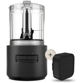 Resim KitchenAid Go 5KFCR531BM Kablosuz Mutfak Robotu Bataryalı Siyah 