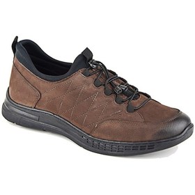 Resim 2269 Kahve Spor Hakiki Deri Ayakkabı Kahverengi 