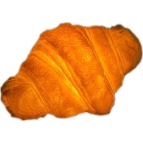 Resim Kruvasan Gece Lambası Pil İle Çalışan Ekmek Kalıbı Dekoratif Çok Renkli 