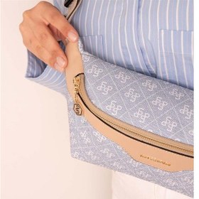 Resim Silver Polo Sp1192 Kadın Bel Çantası Monogram Mavi-ten 