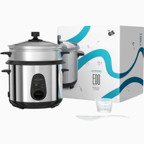 Resim 1,5 L Pirinç Pişirici, Paslanmaz Çelik, 4 Kişilik, Sıcak Tutma Fonksiyonlu - Gri 