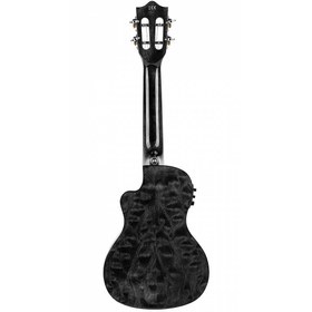 Resim Lanikai QM-BKCEC Quilted Maple Concert Elektro Ukulele 