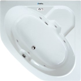 Resim Renkli Oturmalı Küvet | Jakuzi | Sütlüce | Sanacryl - 150x150 / Antrasit / 1 Kişilik 