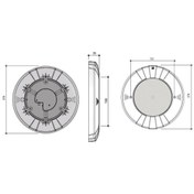 Resim Gemaş Ecoslim 72 Led Li 24w Gün Işığı Havuz Sualtı Aydınlatma Lambası- Underwater Light-toptancıyızbiz 