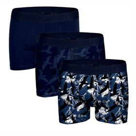 Resim John Frank 3'lü Campus Boxer 