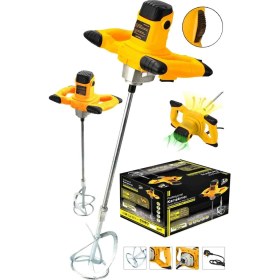 Resim İyisi Yok Profesyonel 1800W Devir Ayarlı Elektrikli Alçı Boya ve Harç Karıştırıcı Mikser 