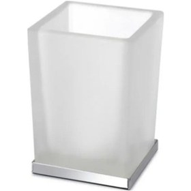 Resim Pyramid Diş Fırçalık Krom/beyaz 