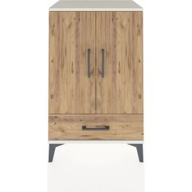 Resim Hyperion Komodin 3 Raflı Tek Çekmeceli 2 Kapaklı 60X44X96 Aytaşı-Çam 