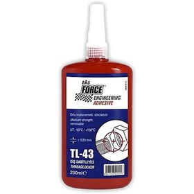 Resim MGK HİDROLİK & ENDÜSTRİYEL MGK Force Tl-43 Cıvata Sabitleyici 250 Ml 