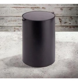 Resim System Banyo Aksesuarları Banyo Çöp Kovası 3 Lt Siyah 252x174x174 mm 