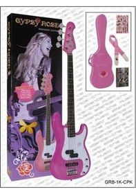 Resim Valencia Gypsy Rose Grb1kcpk Bas Gitar Seti Pembe Pj Manyetik - Kısa Skala Rahat - Amfi Dahil 