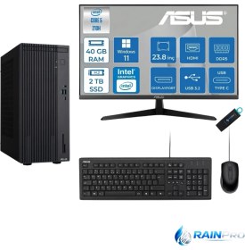 Resim Expertcenter P500MV Core 5-210H 40 GB Ram Ddr5 2 Tb SSD WİN11PRO Asus 23.8'' Monitör C52108512B0D23RNP12 