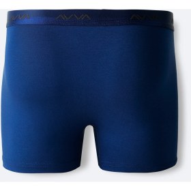 Resim AVVA Erkek Lacivert Basic Soft Touch Tekli Regular Fit Boxer B009537 
