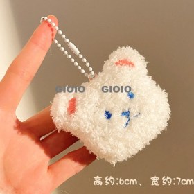 Resim Silver1 Karikatür Küçük Hediye Peluş Bebek Kolye Anahtarlık Çanta Kolye Aksesuarları (Yurt Dışından) 