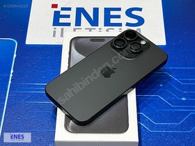 Resim Apple iPhone 15 Pro İkinci El YD | 128 GB | Siyah 