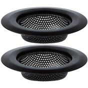Resim Elmpaly 2'li Paket Mutfak Lavabo Filtresi Paslanmaz Çelik Geniş Kenar 4.5 İnç Sku:2pc-black 