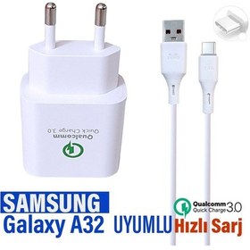 Resim Samsung Uyumlu A32 Şarj Aleti Type-c Hızlı Şarj Pd 3.0 