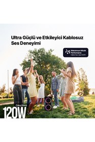 Resim Ttec Carnival Pro 120W Taşınabilir Kablosuz Bluetooth Parti Hoparlörü 2BH11S 