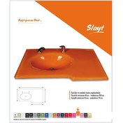 Resim Cam Lavabo Slayt Modeli 90 x 56 CM 