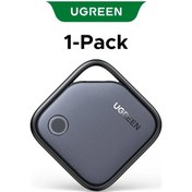 Resim Yıldönümü Satışı İçin Ugreen Akıllı Bluetooth Takip Cihazı, Anahtar Bulucu Öğe Cosmic Black 1-pack 