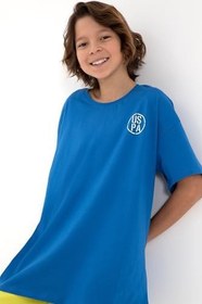 Resim U.S. Polo Assn. Erkek Çocuk Lacivert Tişört 50263286-VR033 