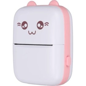 Resim Sevimli Mini Taşınabilir Yazıcı Printer Midastech 