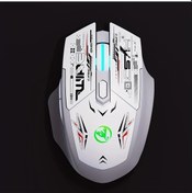 Resim Challenger Hxsj T38 Kablosuz Çift Modlu Fare Beyaz T38 Sessiz Düğmeli Type C Şarj Pc Ve Masaüstü İçin T38 