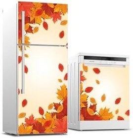 Resim Buzdolabı Ve Bulaşık Makinesi Takım Sticker 0302 