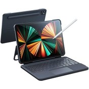 Resim Benks KB01 iPad Pro 11 2018 uyumlu Kablosuz Klavyeli Kılıf Bluetooth Trackpad Keyboard ZORE-216906 Gri 