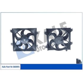 Resim Fan Motoru Davlumbazlı Hyundaı Accent Iı 1.3 1.5 1.5crdı 1.6 02-05 - 12v Kale 360095 Oem 