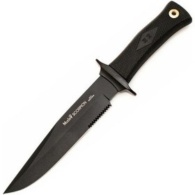 Resim Muela Scorpion-18n Kauçuk Siyah Saplı Scorpion Taktik 18 CM Bıçak Siyah 