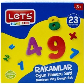 Resim Let's 23 Parça Rakamlar Oyun Hamuru Seti 