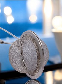 Resim Çelik Çay Demleme Süzgeci Maşalı Pudra Şekeri Kakao Un Eleği 