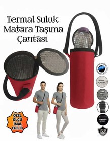 Resim SEVBAGS Termos Suluk Çantası Sıcak/soğuk Kullanım Termal Çanta 