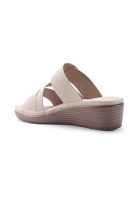 Resim Polaris 105511.z5fx Bej Kadın Dolgu Topuk Terlik 000000000101985289 Çok Renkli 