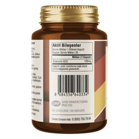 Resim BİGJOY Vitamins Coenzyme Q10 30 Kapsül 