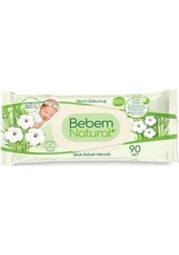Resim Bebem Natural Islak Mendil 90'lı 12'li 