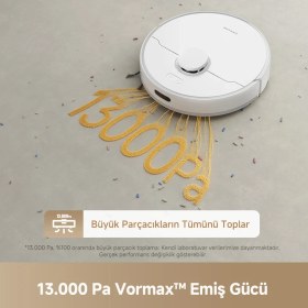Resim Dreame F10 Robot Süpürge Beyaz, 13.000PA Emiş Gücü 