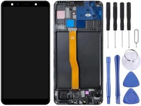 Resim Samsung A7 2018 Uyumlu Lcd Ekran Dokunmatik Çıtalı TFT SM-A750 